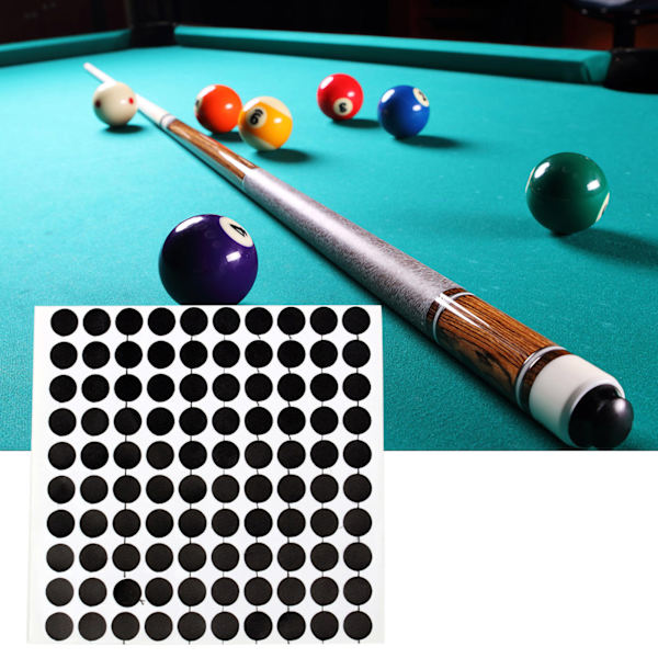 Biljardbord Ball Point Sticker Vit Ball Locator Tillbehör (engelsk snooker 10mm) 10MM