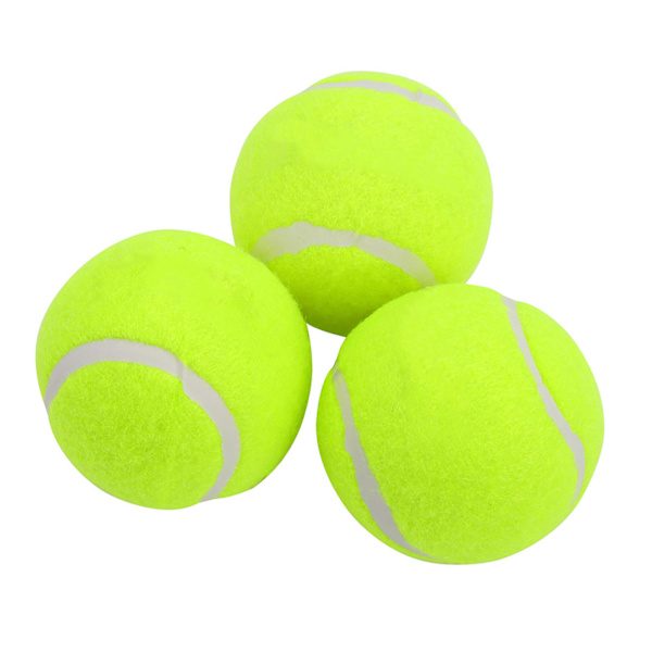 3 kpl tennispalloa harjoituspalloja kilpailukoulutukseen harjoituksiin viihteeseen