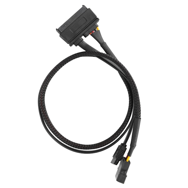 Sata-kabel 7+15Pin 4Pin hann til Sata hunn 3.0 datastrømutvidelseskabel for ekstern harddiskdataoverføring
