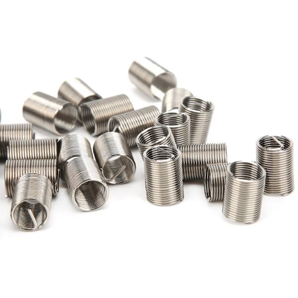 50 st gänginsatser hane hona reduktionsmutter reparationsverktyg rostfritt stål fästelement M10x1x2.5D