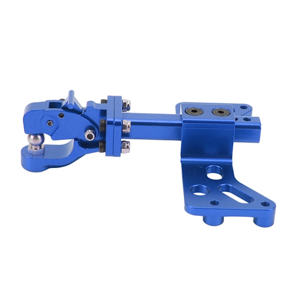 RC Trailer Krog Aluminiumlegering Justerbar Letvægts Trailer Hitch Beslag til SCX6 1/6 Blå