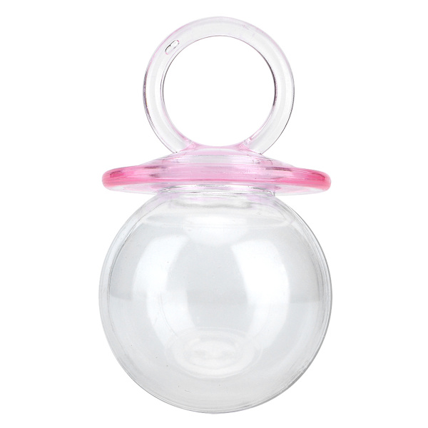 12 STK Nipple Shape Candy Boxes Bryllupsfavor Party Plastic Candy Gift Box Pink