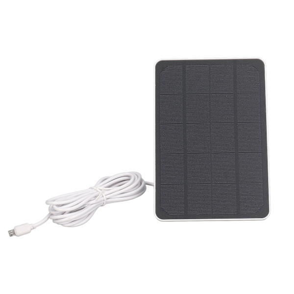 Solpanel 4W Batterioplader Micro USB Kamera Opladning Solpanel til Apparater