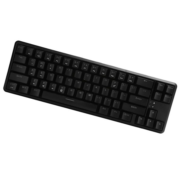 Ajazz tangentbord Bluetooth trådbunden 2-läges bakgrundsbelyst mekanisk spelkontor material K680TBlack