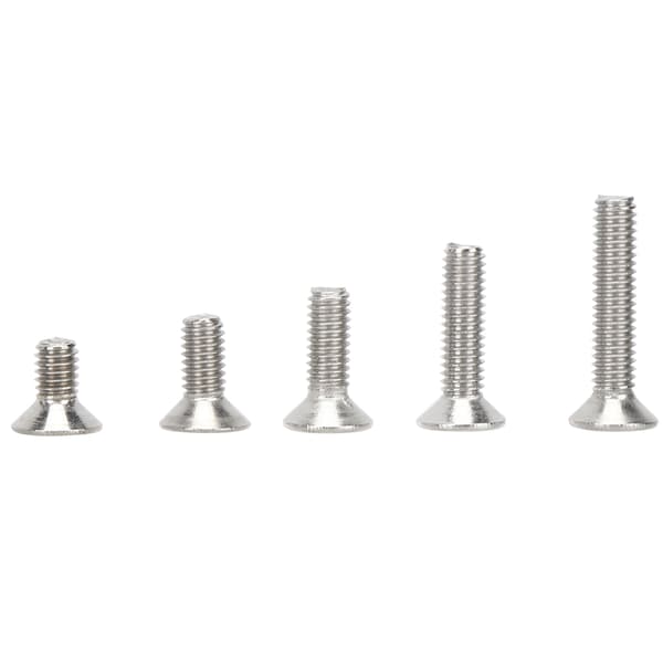 260 stk. Flat Skruesett M4/M5/M6 Hex Socket Rustfritt Stål 304 for Elektronikkindustri