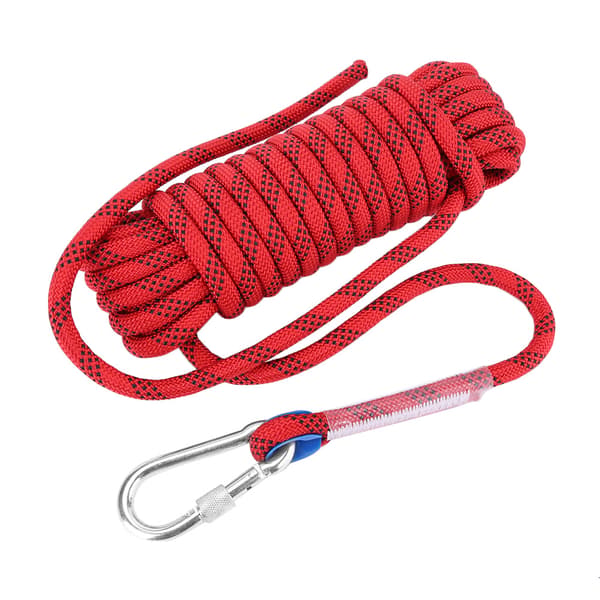 12mm Kraftig Paracord Fallskjermline (Rød-10m)