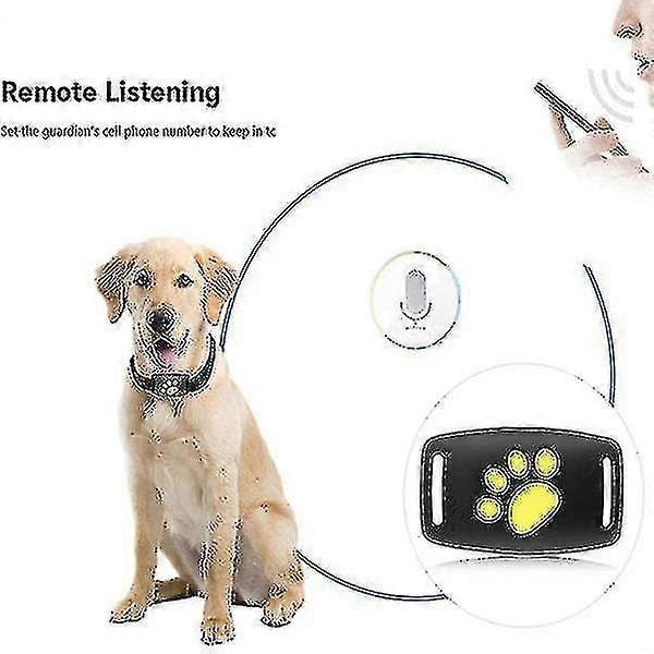 Smart GPS Katt- och Hundhalsband Tracker-B15 Rosa
