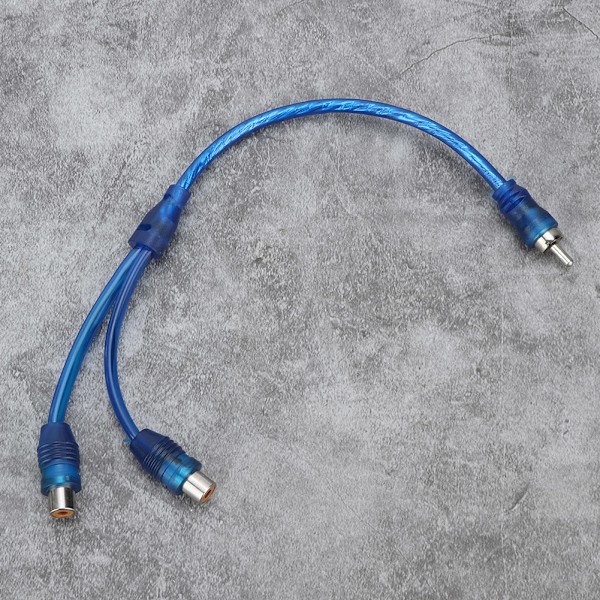 1 hann til 2 hunn splitterkabel lydlinjeplugg kabeladapter splitter 0,3 M
