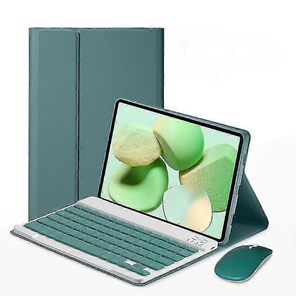 Ipad 10.9 Tommers Tastaturveske PU Lær Stativdeksel Med Magnetisk Avtakbart Tastatur