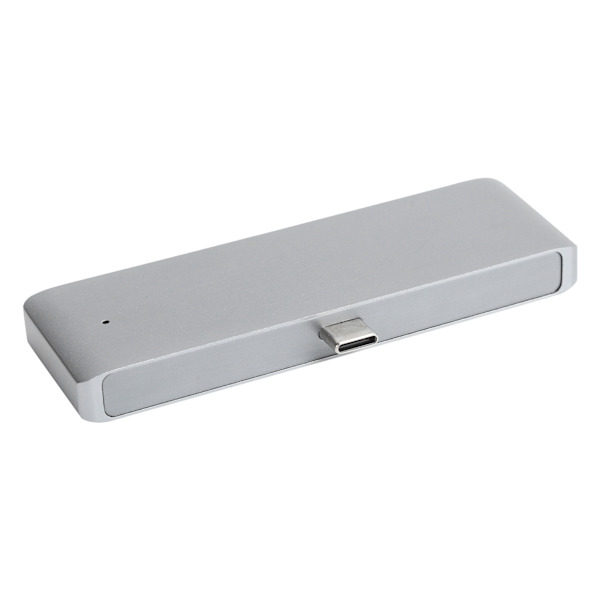4-in-1 Type C -keskitin, telakointiasema Type-C–HD-multimedialiitäntä+Audio3.5+USB3.0+USB-C-sovitin