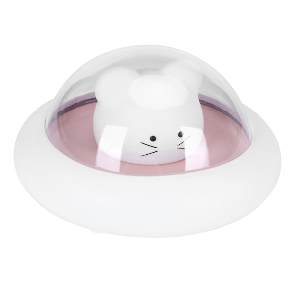 Mini natlampe USB-opladning LED tegneserie bordlampe med berøringssensor til soveværelsePink