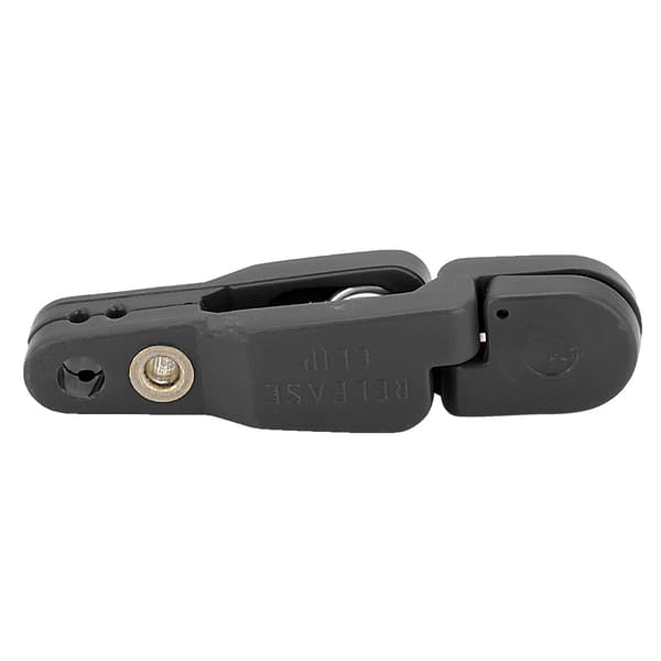 Snap Release Clip til Vægtplaner Board Outrigger Downrigger Power Grip (sort)
