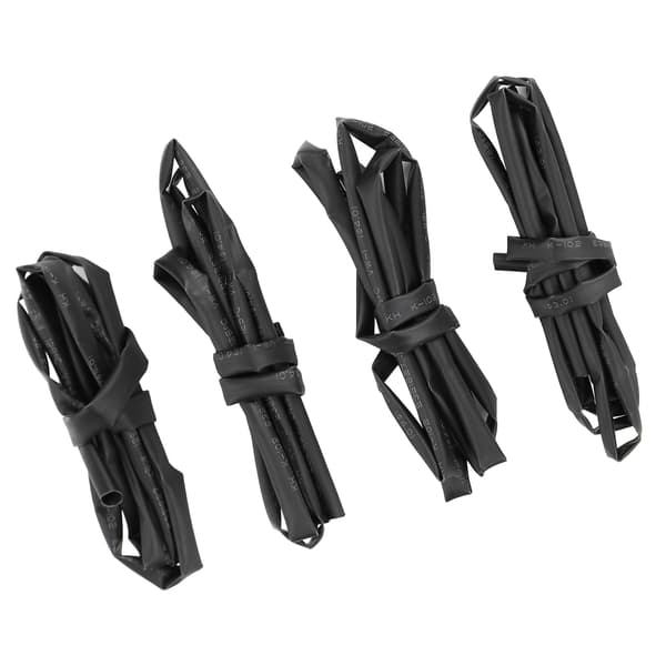 Krympslangssats 4 sorters polyolefin 3mm 4mm 5mm 6mm kombination 1 meter längd