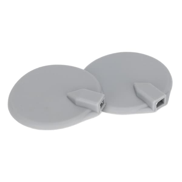 2 stk 65 mm / 2,56 tommer diameter elektrodeputer runde silikonputer for elektrisk TENS slanketerapimaskin