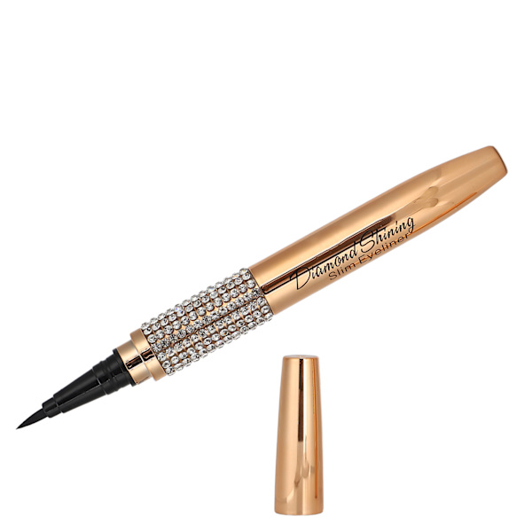 Yaqinuo 2ml vattentät eyeliner Pen SmudgeProof ögonmakeup liner Vattentät eyeliner (guld)