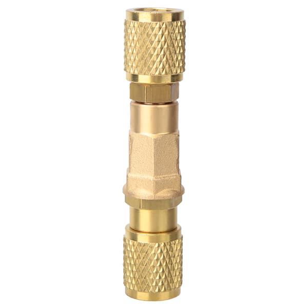 Messing Køle Kugleventil Adapter Kølemiddel Kugleventil Konnektor G1/4