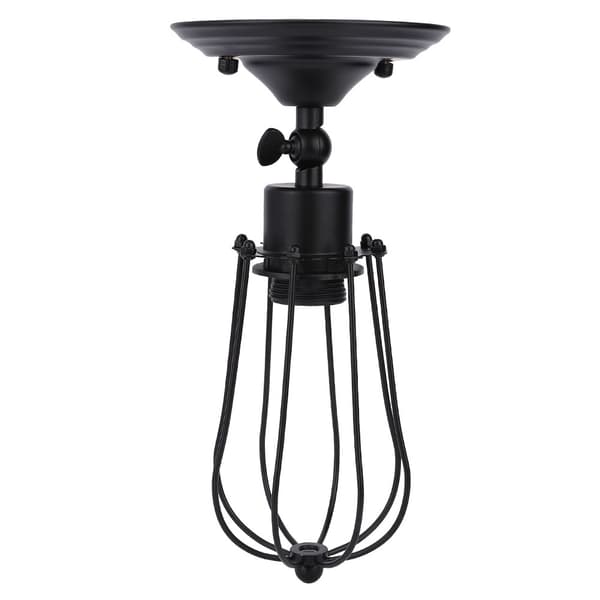85-240V E26/E27 Vegglampe i retrostil for baderomskorridor, svart