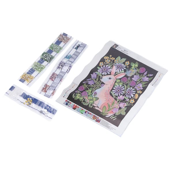Diamantmålning DIY Hjortformad Canvas Strassmålning Dekorativ Målningssats