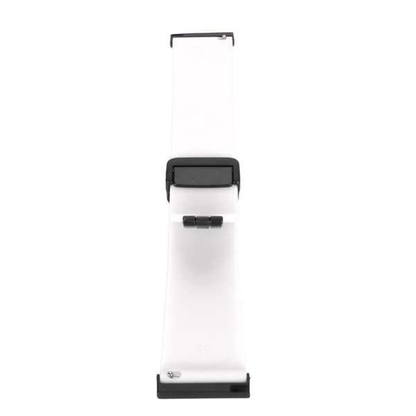 Silikonband Quick Release Sportklockarmband med 24 mm magnetiskt fällbart spänne Passar Suunto 7 9 D5i Vit