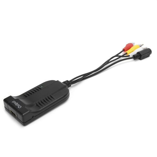 Z51B CVBS SVIDEO til HDMI Converter Adapter Support 720P 1080P Høj opløsning Plug and Play