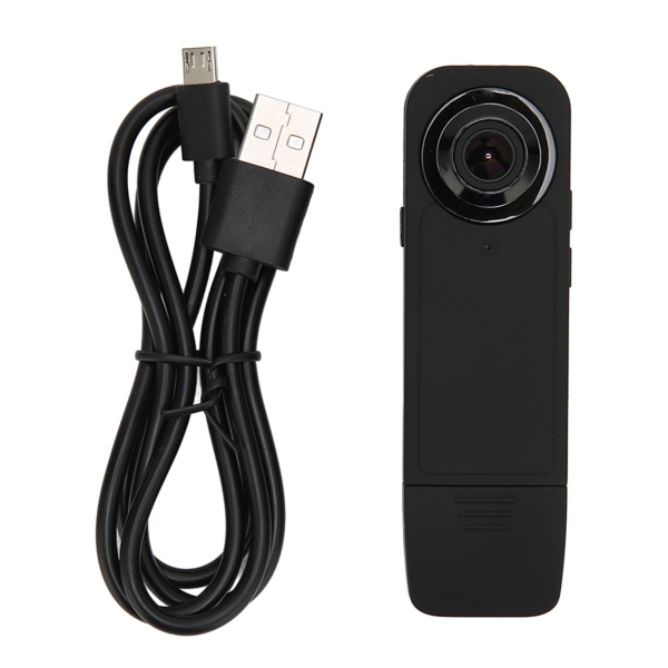 Mini Body Video Recorder Bærbar HD 1080P Ergonomisk Letvægts Power Off Beskyttelse Udendørs Body Action Kamera