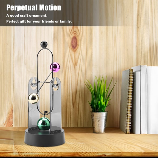 Elektronisk shake Wiggle Device Perpetual Motion Swinging Kinetic Art Craft Skrivebordsdekorasjon