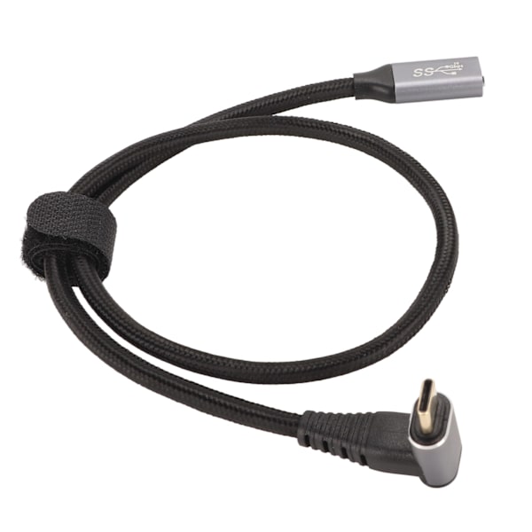 USB C 3.1 hann-til-hun-kabel PD100W Hurtiglading 10Gbps 4K ved 60Hz USB C-ladekabel for Steam Deck-spillkonsoller 50cm/19.7in