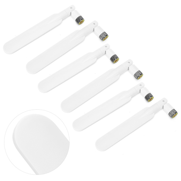 6 stk WiFi-antenne 2.4G/5G Dual Band 5DBI 700‑2700Mhz RP‑SMA trådløs netværksrouter