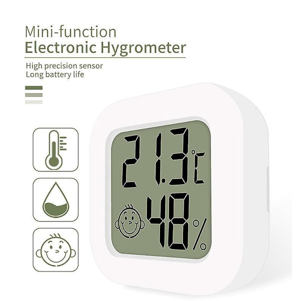 Bluetooth Hygrometer Termometer för Inomhusrum och Växthus Temperaturövervakning med Fjärrstyrning via App och Notifieringsvarningar