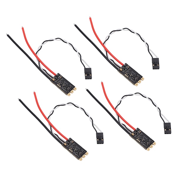 4 stk. børsteløs ESC 45A 2 6S strømforsyning RGB LED elektrisk hastighedsregulator til RC FPV Quadcopter flyvemaskine drone