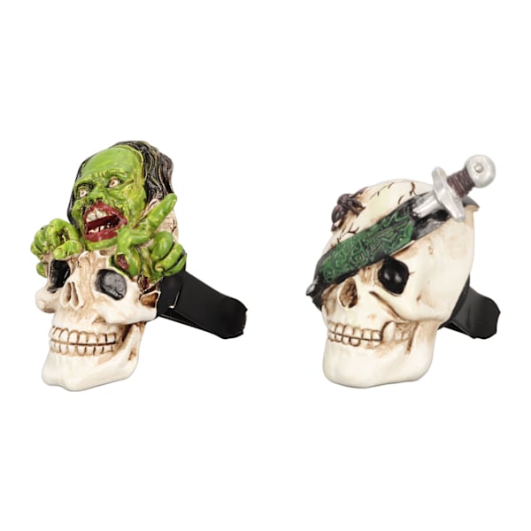 2 st Car Skull Freshener Clip Universal Design Resin Car Air Fresheners Vent Clips Dekor