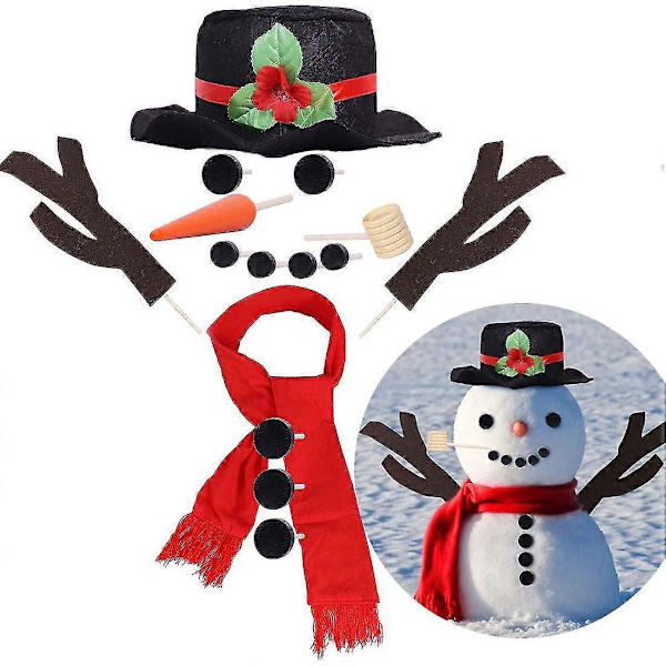16 st Jul Snögubbe Dekorations-kit Utomhus Kul Jul