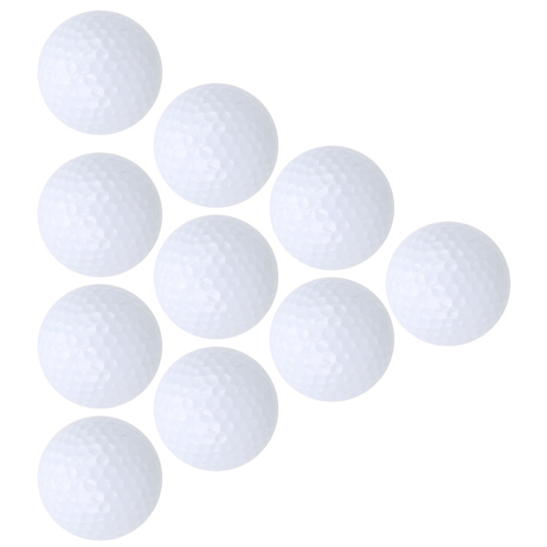 10 kpl kahden kerroksen golfharjoituspalloa pehmeitä puttausharjoittelupalloja golflisävaruste