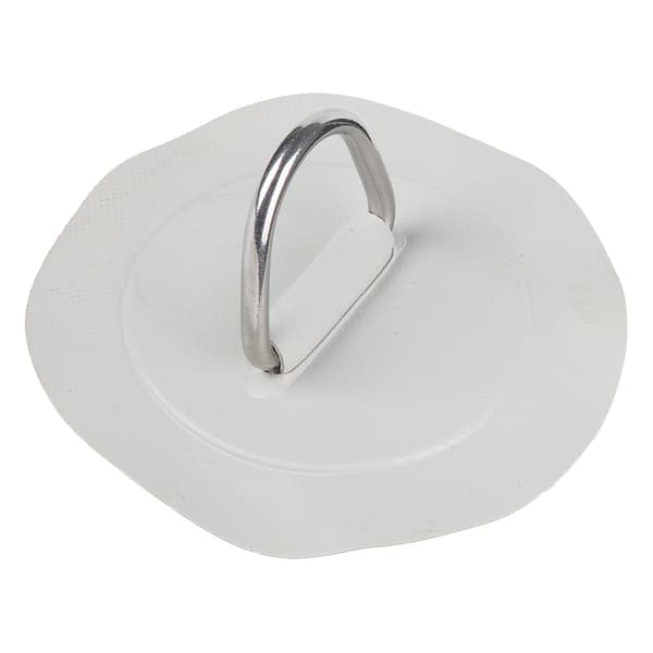 6 tum D-ring Pad Patch PVC Rostfritt stål för uppblåsbar båt flotte kajak kanot surfbräda