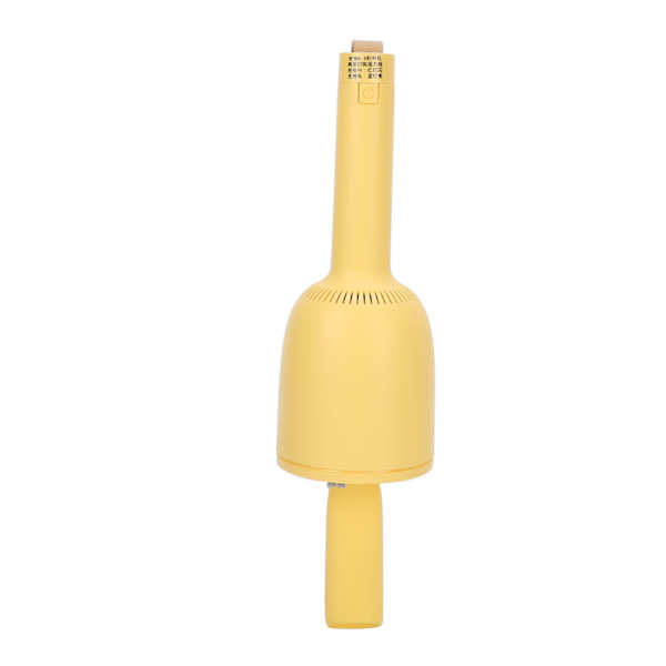 Mini støvsuger 360° rotation Mini skrivebordsstøvsuger Mute stor sugekraft USB opladning håndholdt støvsuger til negle sofa gul