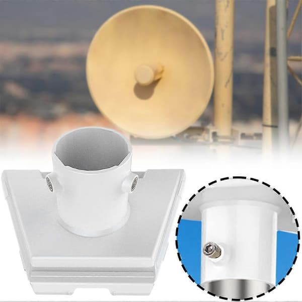 För Starlink Gen3 Standard Dish Pipe Adapter Kit Vattentätt Plastmonteringskit för Utomhusbruk White