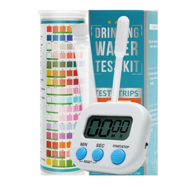 17 i 1 Drikkevann Test Kit 138P 125 Vannkvalitet Test Strips 6 E Coli Test Strips kompatibel Bly Ir-B13