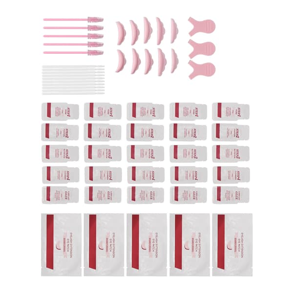 Vipper Permanent Kit Semi Permanent Langvarig Mild Komplett Profesjonelt Vippe Curling Sett 20g Væske