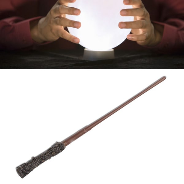 Wizard Wand 13,8 tommer Længde LED-lys Holdbar Resin Batteridrevet Cosplay Wand til festrollespil