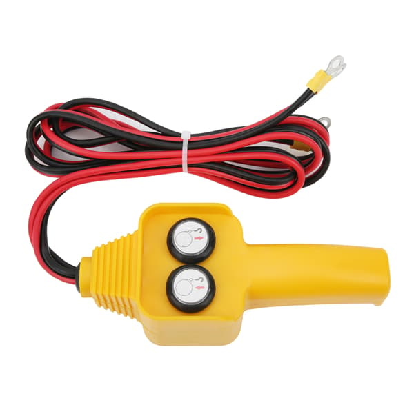 Vinsj Kablet Kontroller Håndkontrollmontering Trykknappstil 12V for Capstan 1500lbs‑5000lbs