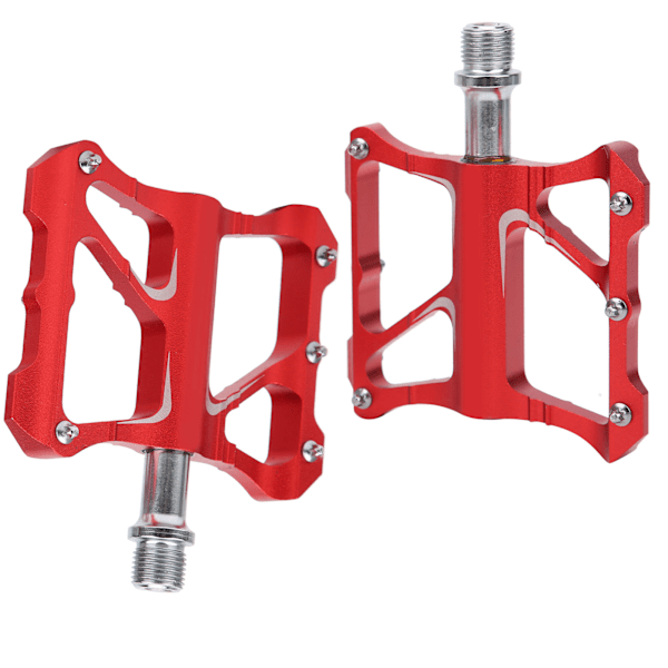 GUB GC005 Aluminiumlegering Fotlagerpedal for Terrengsykkel Sammenleggbar LandeveissykkelRød