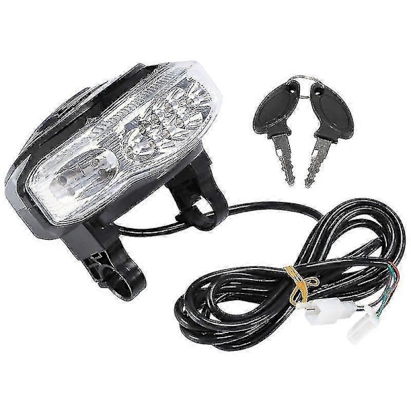 60V Angel Eyes LCD Ljus Hastighetsdisplay Batteri Signalhorn Strålkastare Strömbrytare Nyckel För Citycoco Elektrisk Scooter