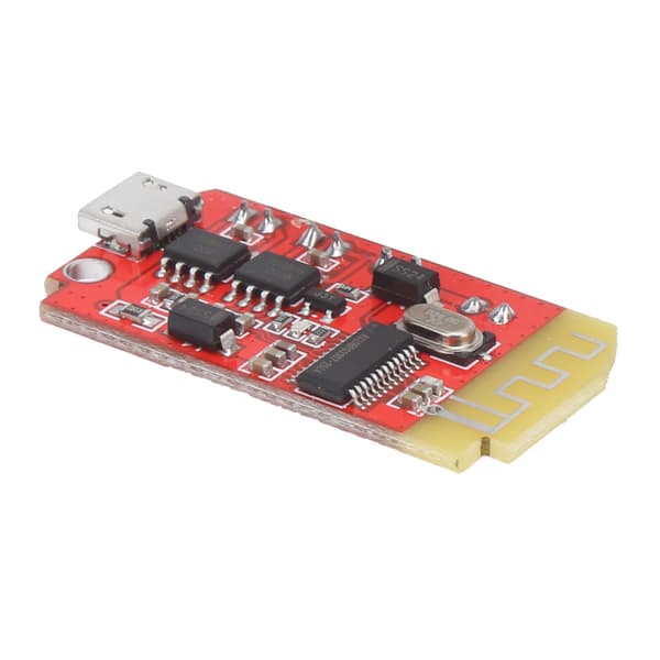 Stereo effektforsterkermodul Bluetooth 4.2 5W+5W lydforsterkerkort med USB-ladeport