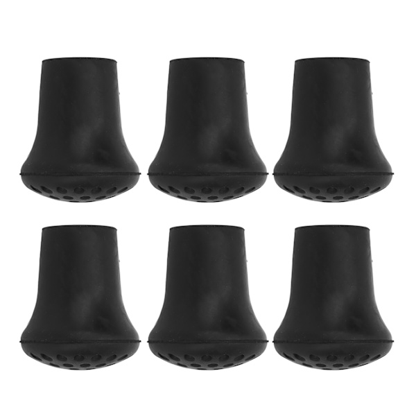 10 stk Gummi Walking Stick Tip Honeycomb Type Robust Skridsikker Cane Stick Feet 0.7in