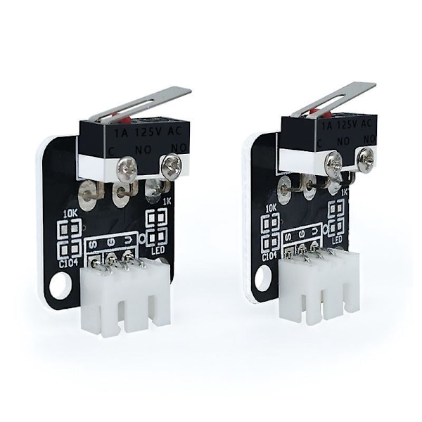 7 Stycken 3D-Skrivare Ändstopp, Mekanisk Ändstoppsmodul för 3D-Skrivardelar, Kompatibel med Ender 3/5/Pro/V2 Cr-10 S4 S-Serien