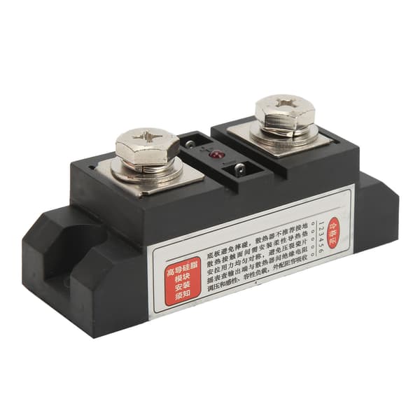 DC till AC Solid State Relä Industriellt SSR Relä med LED-indikator 3‑32V Ingång 24‑480V Utgång