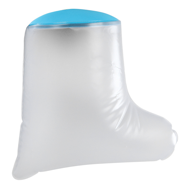Voksenfødder med blåt dykkermateriale-ringe PVC-brusebeskyttende ærme P2203 31cm Voksenfødder