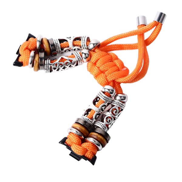 Flätat klockarmband Unikt handvävt Hållbart Etniskt klockarmband för Xiaomi 8 Pro Orange
