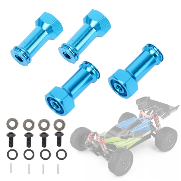 24 mm förlängningsadapter Hjul Hexnav för Wltoys 1/14 144001 RC Car Uppgraderade tillbehörBlå S1266B