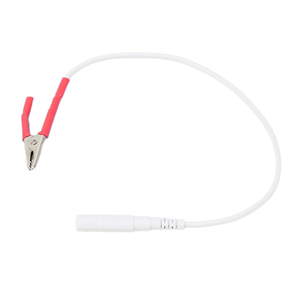 Alligator Clip Clamp Testledning Kabel Elektrodtillbehör för elektronisk akupunkturRöd